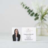 Professional Insert Photo Real Estate Realtor Visitekaartje (Staand voorkant)