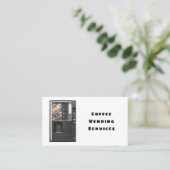 Professional Koffee Vending Machine Service Visitekaartje (Staand voorkant)