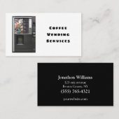 Professional Koffee Vending Machine Service Visitekaartje (Voorkant / Achterkant)