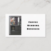 Professional Koffee Vending Machine Service Visitekaartje (Voorkant)