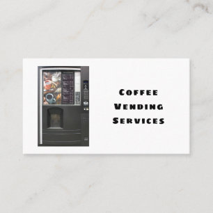Professional Koffee Vending Machine Service Visitekaartje