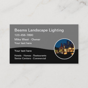 Professional Landscape Lighting Service Visitekaartje