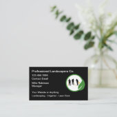 Professional Landscaper Business Cards Visitekaartje (Staand voorkant)
