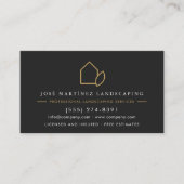 Professional Landscaping Company Lawn Service Visitekaartje (Voorkant)
