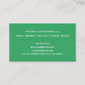Professional Landscaping Company Visitekaartje (Achterkant)