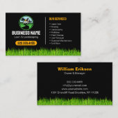 Professional Landscaping Grass Mowing Service Visitekaartje (Voorkant / Achterkant)