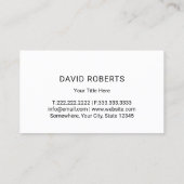 Professional Landscaping Lawn Care Tree Blauwgroen Visitekaartje (Achterkant)