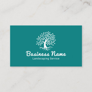 Professional Landscaping Lawn Care Tree Blauwgroen Visitekaartje