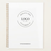 Professional Large Custom Logo Website Branded Planner (Voorkant)