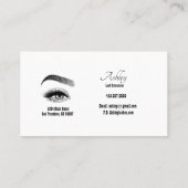 Professional Lash Extension Stylist-Visitekaartjes Visitekaartje (Achterkant)