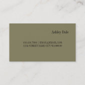 Professional Lash Extensions Makeup Artist Visitekaartje (Achterkant)