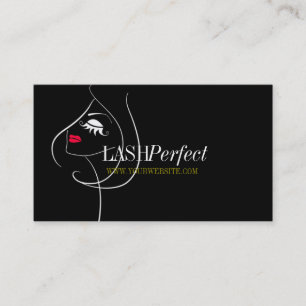 Professional Lash Extensions Makeup Artist Visitekaartje