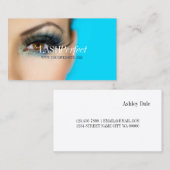 Professional Lash Extensions Makeup Artist Visitekaartje (Voorkant / Achterkant)
