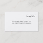 Professional Lash Extensions Makeup Artist Visitekaartje (Achterkant)