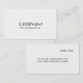 Professional Lash Extensions Makeup Artist Visitekaartje (Voorkant / Achterkant)