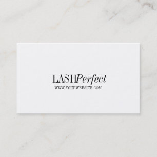 Professional Lash Extensions Makeup Artist Visitekaartje