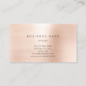 Professional Lashes Brows Makeup Eye Gold Powder Visitekaartje (Achterkant)