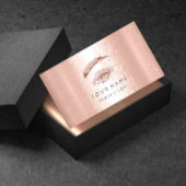 Professional Lashes Brows Makeup Eye Gold Roos Visitekaartje