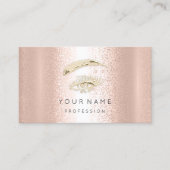 Professional Lashes Brows Makeup Golden Eye Roos Visitekaartje (Voorkant)