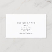 Professional Lashes Brows Makeup Logo Roos Visitekaartje (Achterkant)
