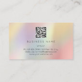 Professional Lashes Brows Makeup QR LOGO Visitekaartje (Achterkant)