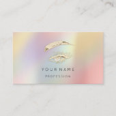 Professional Lashes Brows Makeup QR LOGO Visitekaartje (Voorkant)