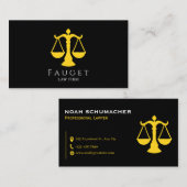 Professional Law & Justice Business Card Visitekaartje (Voorkant / Achterkant)