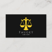 Professional Law & Justice Business Card Visitekaartje (Voorkant)