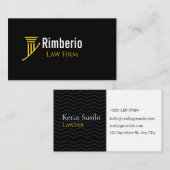 Professional Law & Justice Business Card |  Visitekaartje (Voorkant / Achterkant)