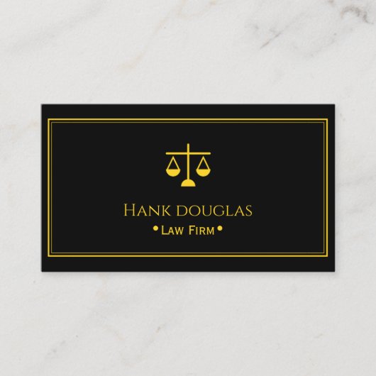 Professional Law & Justice Business Card Visitekaartje (Voorkant)