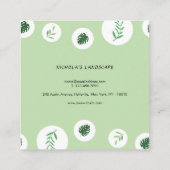 Professional Lawn and Tree Care Vierkante Visitekaartje (Achterkant)