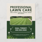 Professional Lawn Care Flyer (Voorkant)