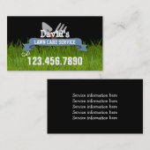 Professional Lawn Care & Gardening Service Visitekaartje (Voorkant / Achterkant)