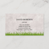 Professional Lawn Care & Landscapapaping US-vlag Visitekaartje (Achterkant)