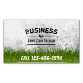 Professional Lawn Care & Landscapaping Service Magnetisch Visitekaartje (Voorkant)