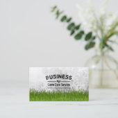 Professional Lawn Care & Landscapaping Service Visitekaartje (Staand voorkant)