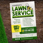 Professional Lawn Care Service Flyer
