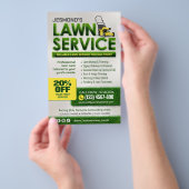 Professional Lawn Care Service Flyer (Hand)