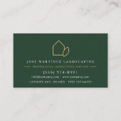 Professional Lawn Care Service Landscaping Visitekaartje (Voorkant)