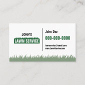 Professional Lawn Service, dubbelzijdig Visitekaartje (Voorkant)
