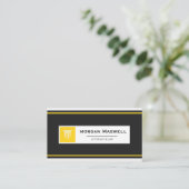 Professional Lawyer Business Card | Attorney Visitekaartje (Staand voorkant)