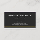 Professional Lawyer Business Card | Attorney Visitekaartje (Achterkant)
