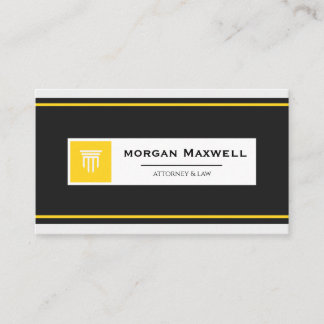 Professional Lawyer Business Card | Attorney Visitekaartje