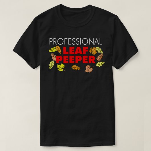 Professional Leaf Peeper New England daalt P T-shirt (Design voorkant)
