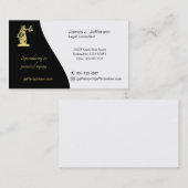 Professional Legal Consultant Visitekaartje (Voorkant / Achterkant)