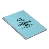 Professional Liar For Parties, Relationships & Job Notitieboek (Rechterzijde)