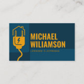 Professional Licensed Electrician Electrical Work Visitekaartje (Voorkant)