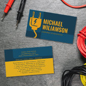 Professional Licensed Electrician Electrical Work Visitekaartje