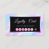 Professional Lijst Holographic Loyalty Kaart (Voorkant)