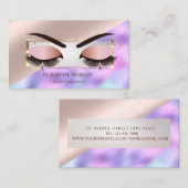 Professional Lijst Roos Gold Lases Holographic Visitekaartje (Voorkant / Achterkant)